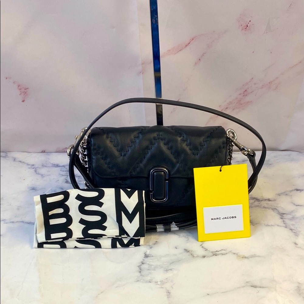 NWT Marc Jacobs Black Quilted Mini Shoulder Bag